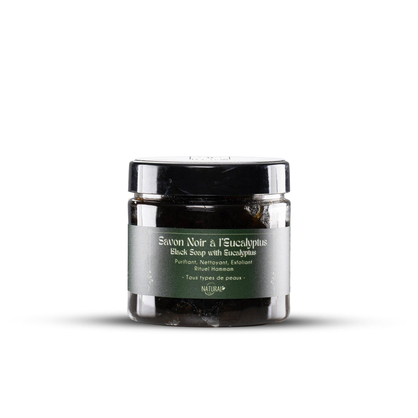 Moroccan Black Soap with Eucalyptus - Hammam Ritual- 200g