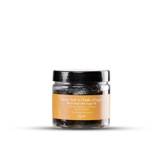 Moroccan Black Soap with Argan Oil - Hammam Ritual - 200g