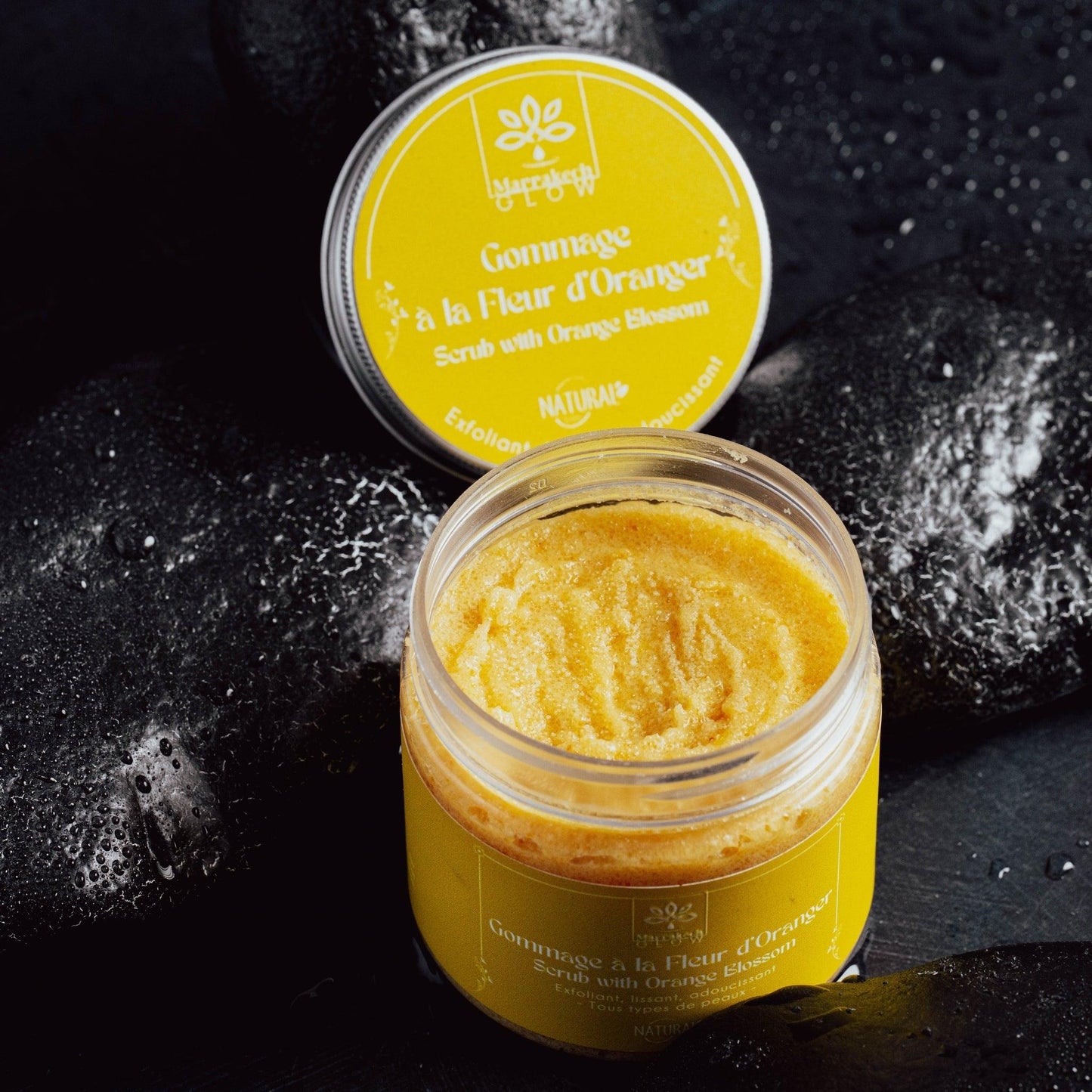Moroccan Body Scrub with Orange Blossom - 200g